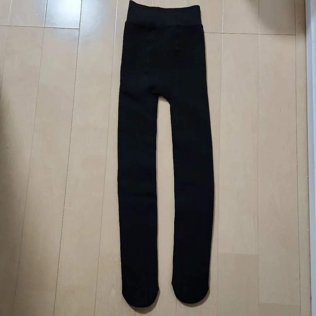 兒童緊身褲 黑色 120 的縮圖