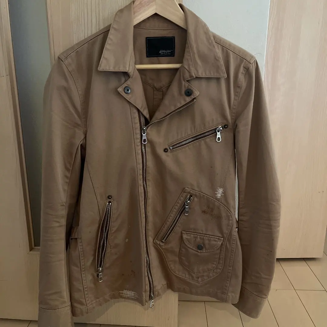 F155【ブリューテンブラット】シングル ライダース ジャケット（S)バイク乗り F155【ブリューテンブラット】シングル ライダース ジャケット