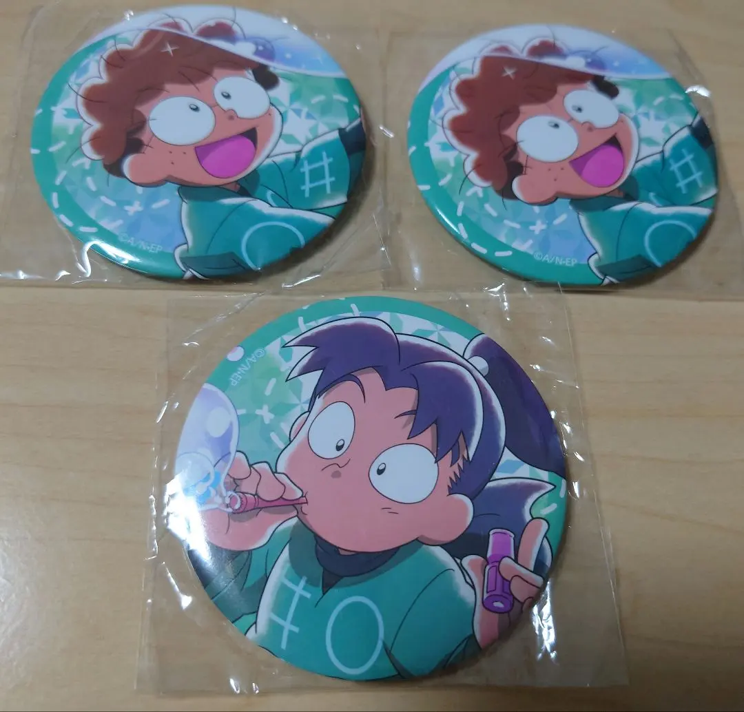 Thumbnail of Rantaro, Kirimaru Soap Bubble Lottery Can Badge 3-piece Set