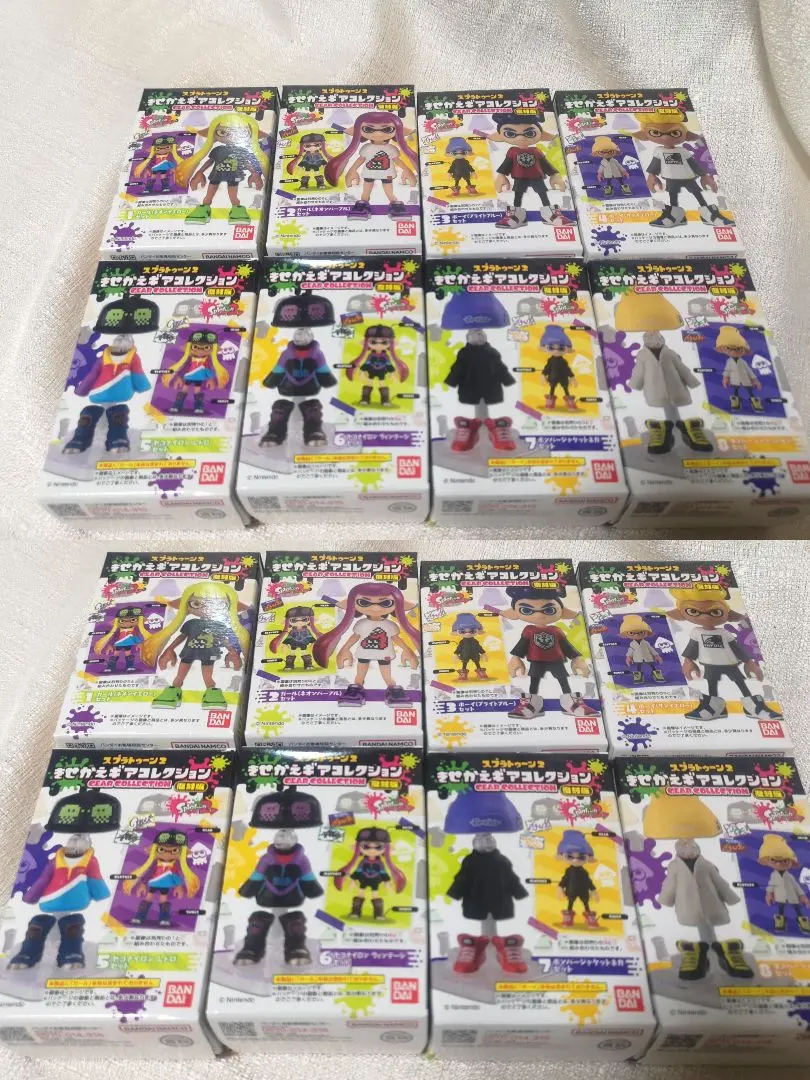 スプラトゥーン まとめ売り チョコエッグ 一番くじ きせかえギアコレクション スプラトゥーン2 きせかえギアコレクション 復刻版｜発売日