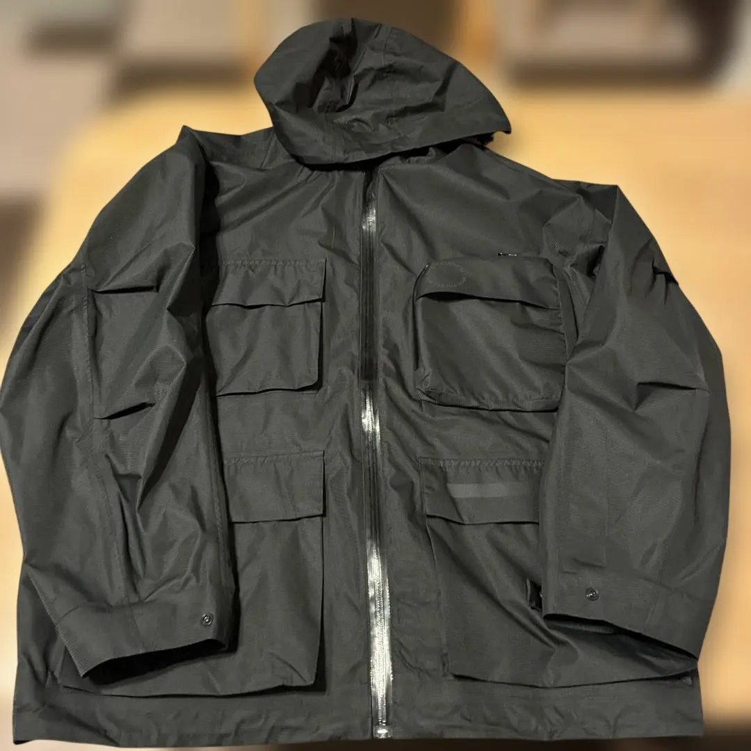 Thumbnail of H&M nylon parka, black