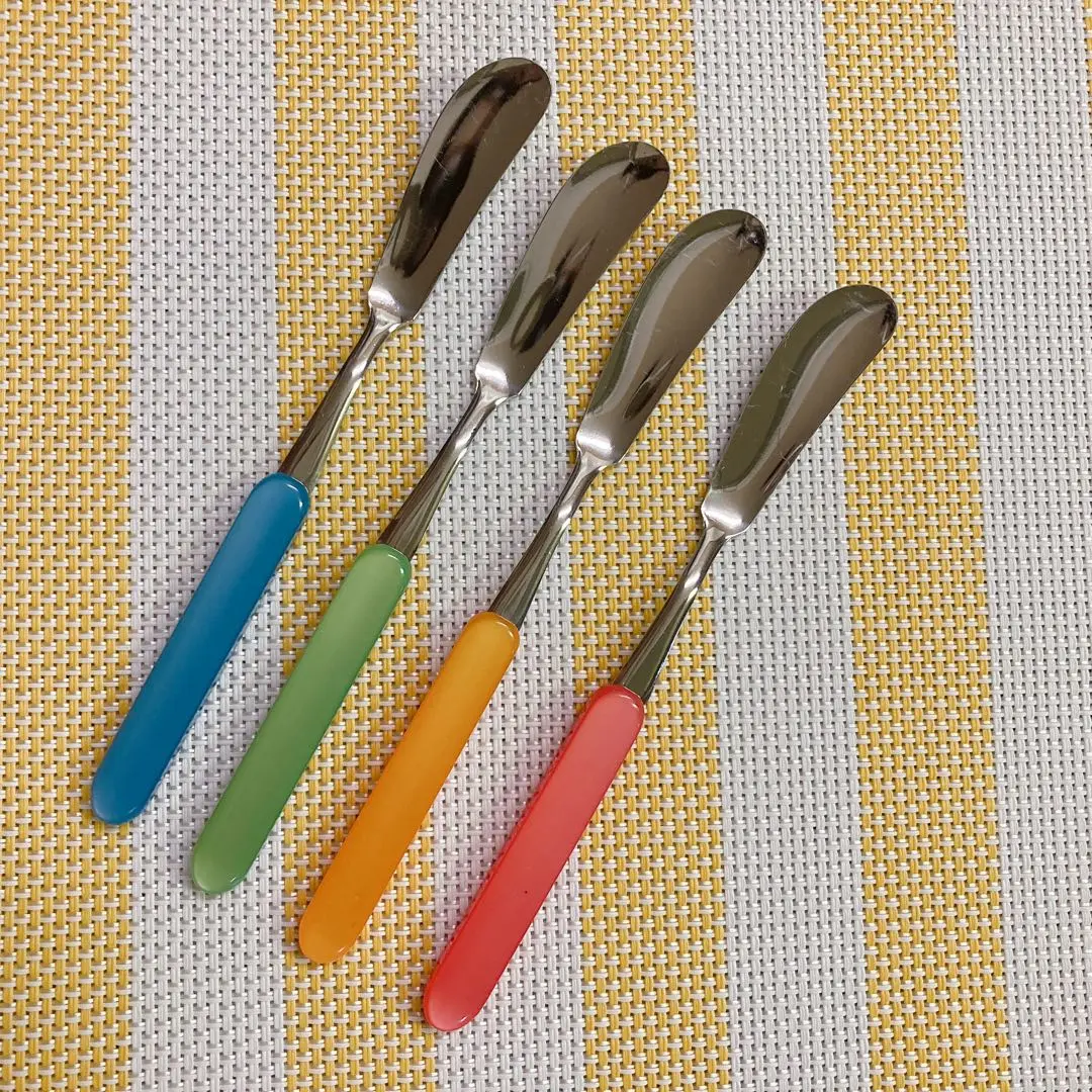 専用ページ！新品！昭和レトロバター＆ジャムナイフ 楽天市場】ジャム バター ベラ 2本組日本製 ステンレス製 バター