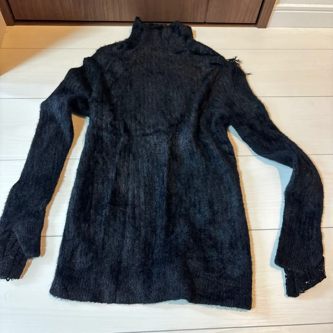 Thumbnail of Dark gray turtleneck sweater, size S