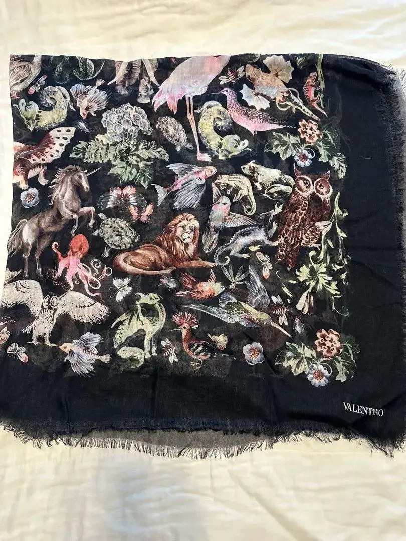 VALENTINO ヒョウ柄 ストール VALENTINO ヒョウ柄 ストール