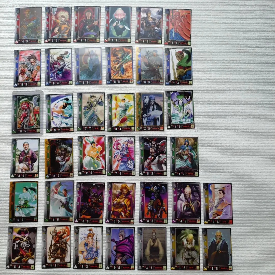 三國志大戰 閃卡 38張 曹操 劉備 關羽 等 的縮圖