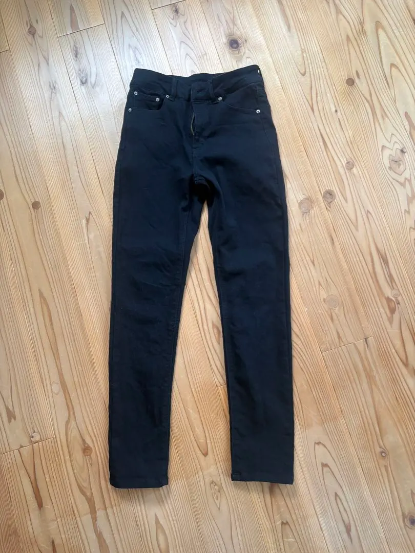 Thumbnail of Ankle-length, stretchy skinny jeans, black, size 61