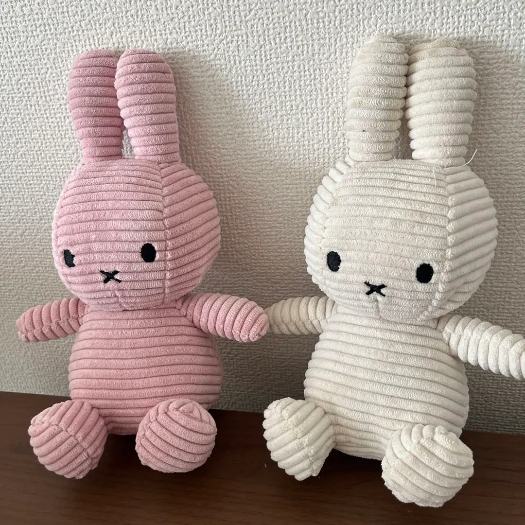 Thumbnail of Miffy stuffed animal, pink, white