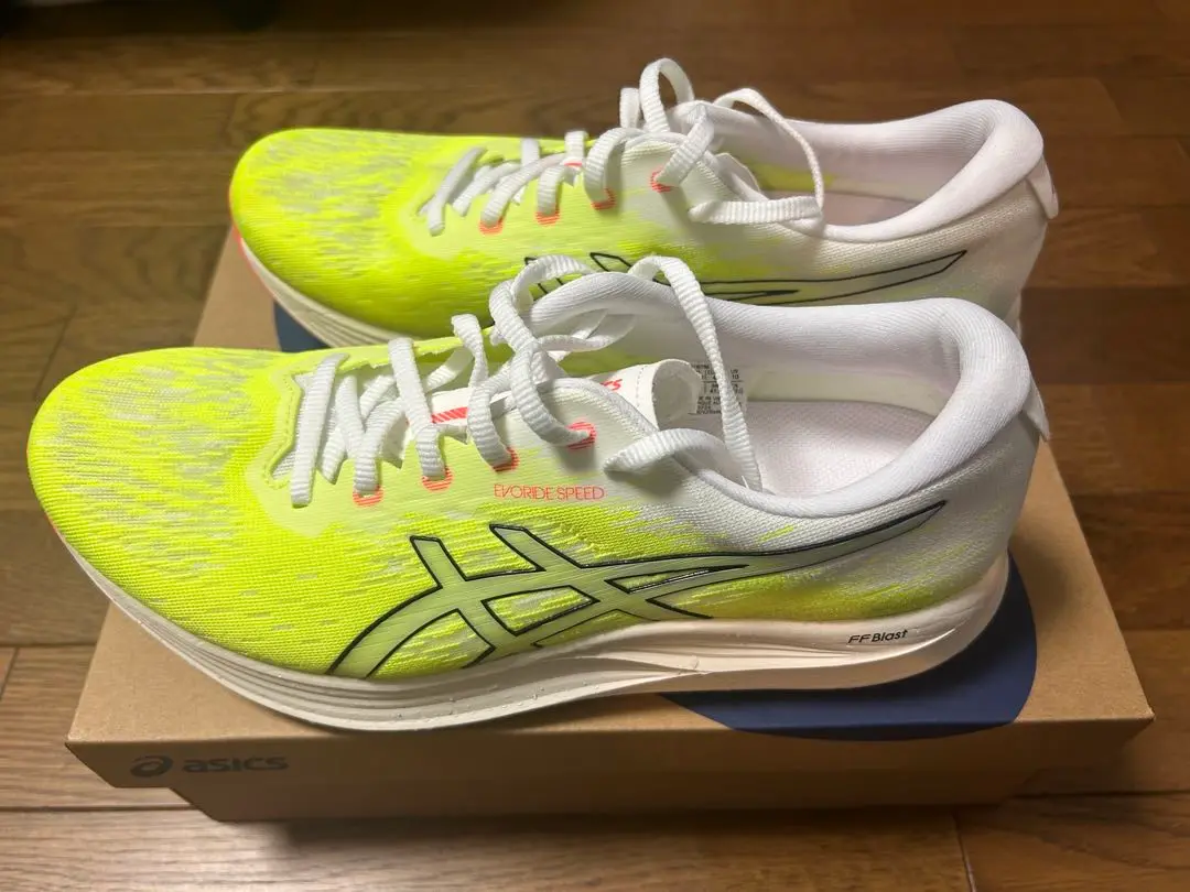 【極美品】asics エボライドスピード 2 ランニングシューズ 26cm エボライド 2】もっと走りたくなる！【アシックス 評価レビュー