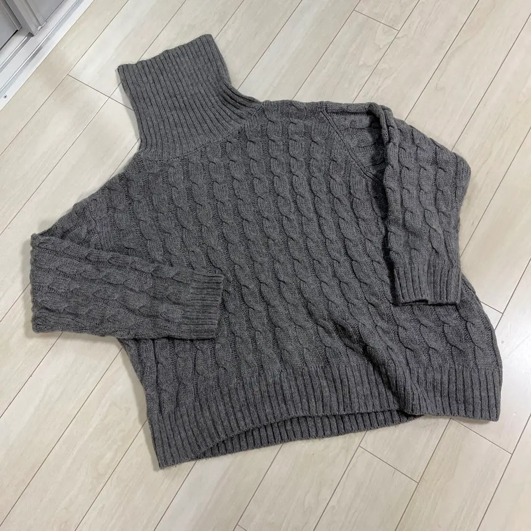 Thumbnail of LE CIEL BLUE Le Ciel Bleu High Neck Turtle Knit