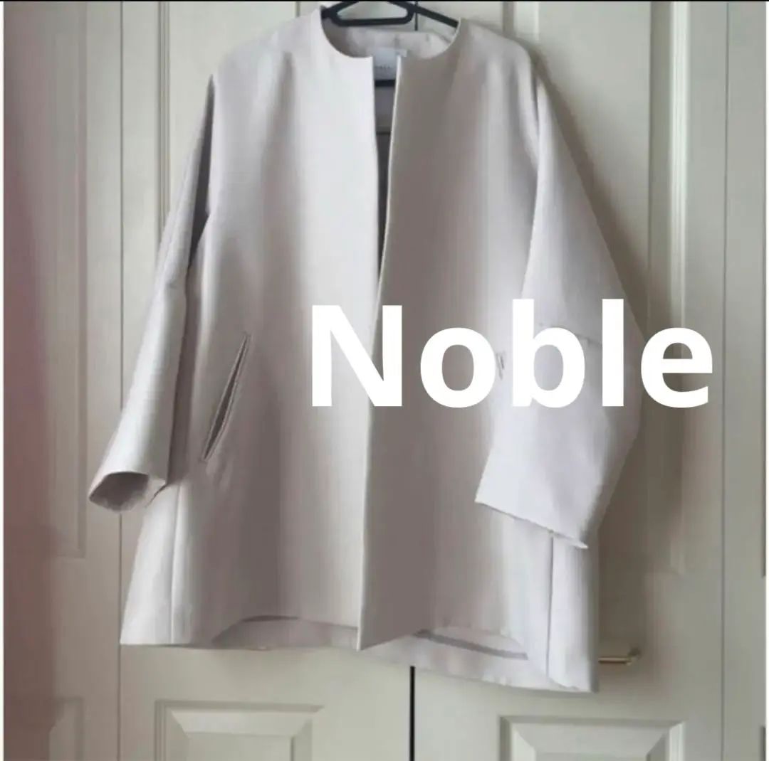 NOBLE ノーブル 24SS トリプル クロスライト Cネックショートコート NOBLEのコーディネートスナップ（Rio）｜NOBLE（ノーブル