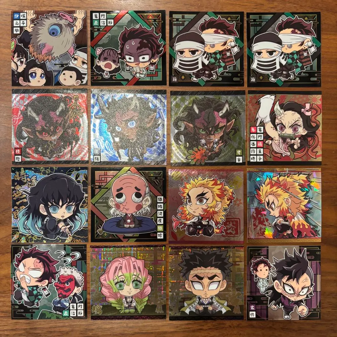 Thumbnail of Kimetsu no Yaiba Wafer Seals - 16 Pieces