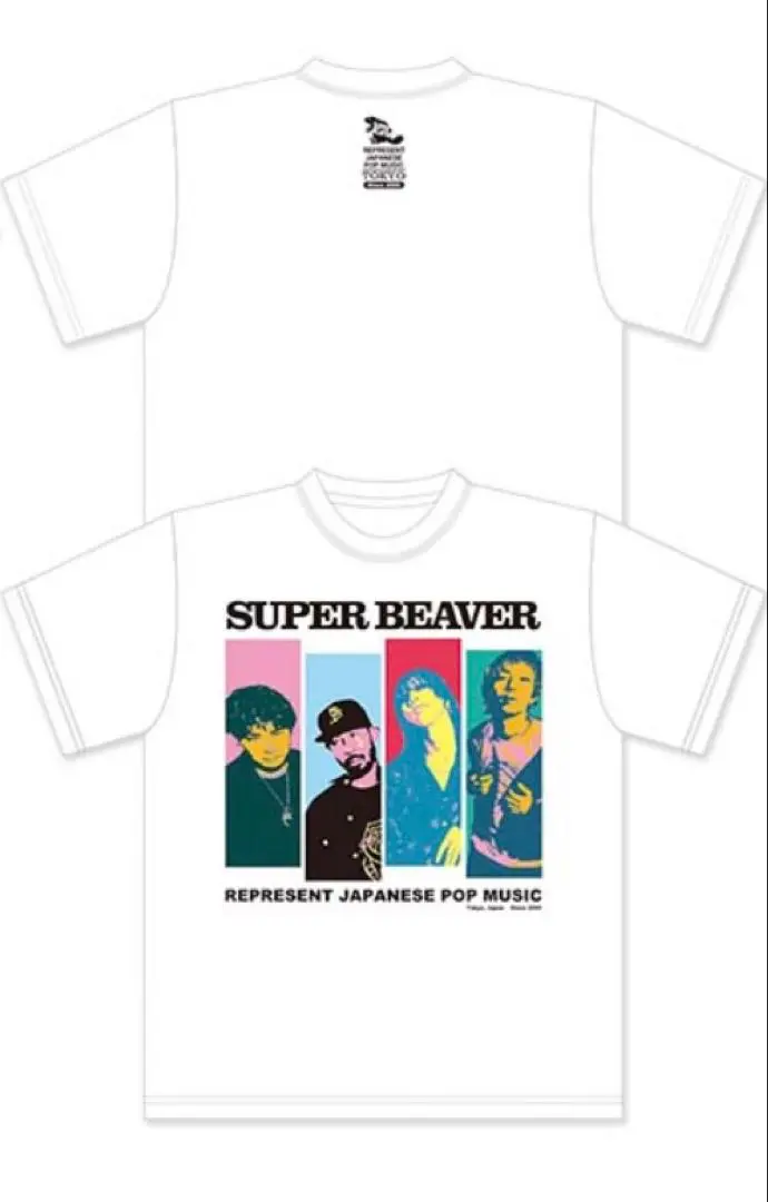 SUPERBEAVER ポップアート　TシャツXL ホワイト Amazon.co.jp: SUPER BEAVER ポップアート白T : Toys & Games