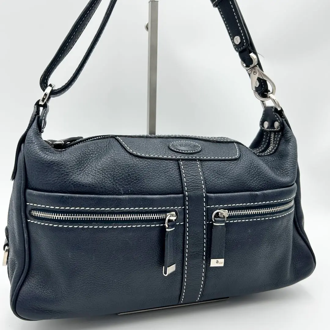 【サリー】極美品✨トッズ ミキー ハンドバッグ ドライビング レザー TOD'S - 【美品】TOD'S トッズ レザー ミキー バッグ