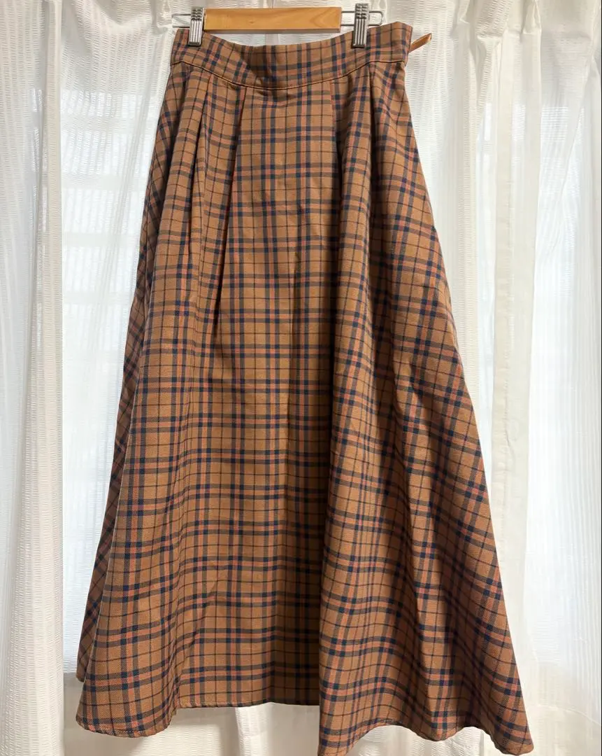 Thumbnail of Long skirt check women's