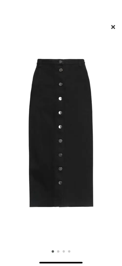 RAF SIMONS ロングスカート Raf Simons ボタン スカート | ブラック | FARFETCH JP