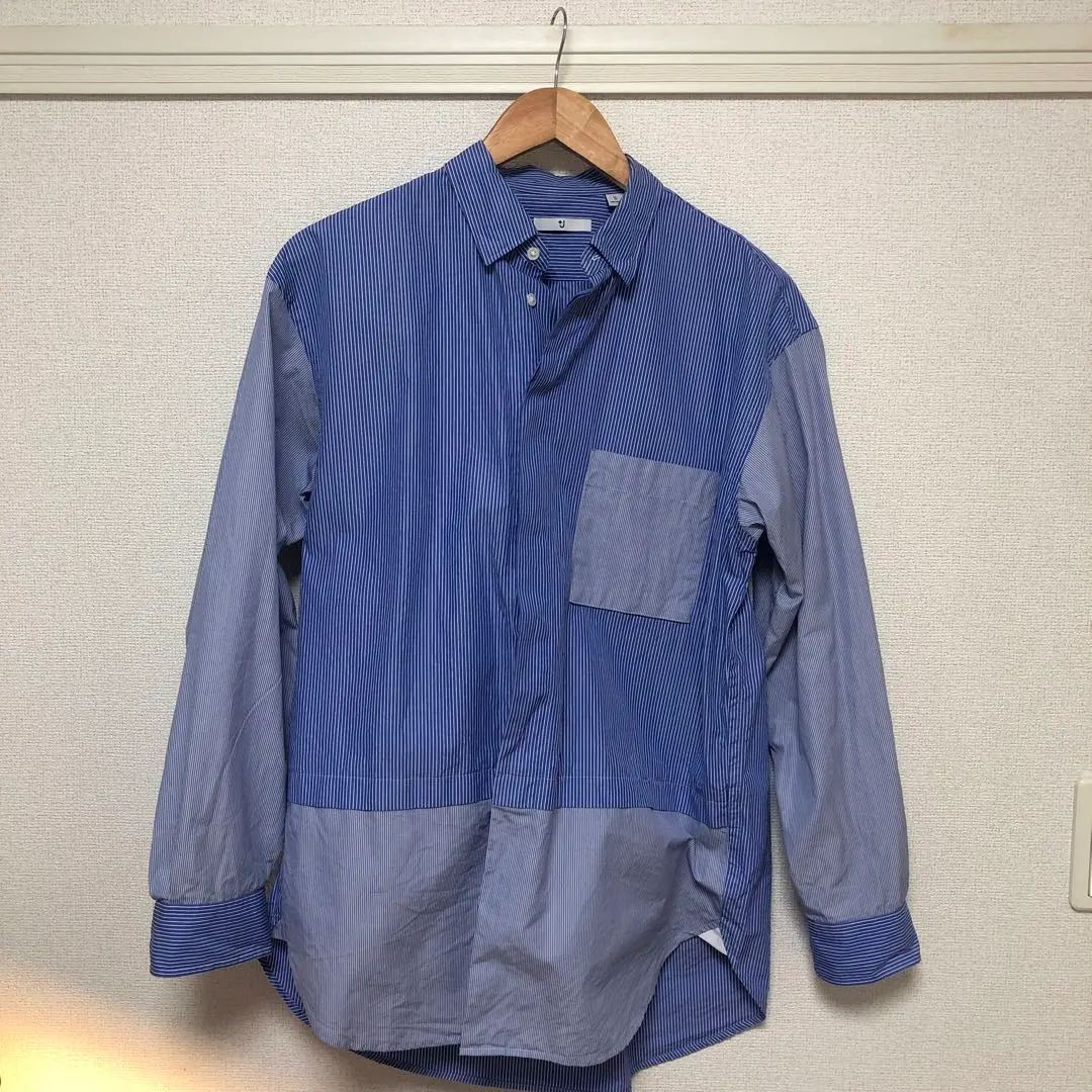 ＋J 超長綿襯衫 的縮圖