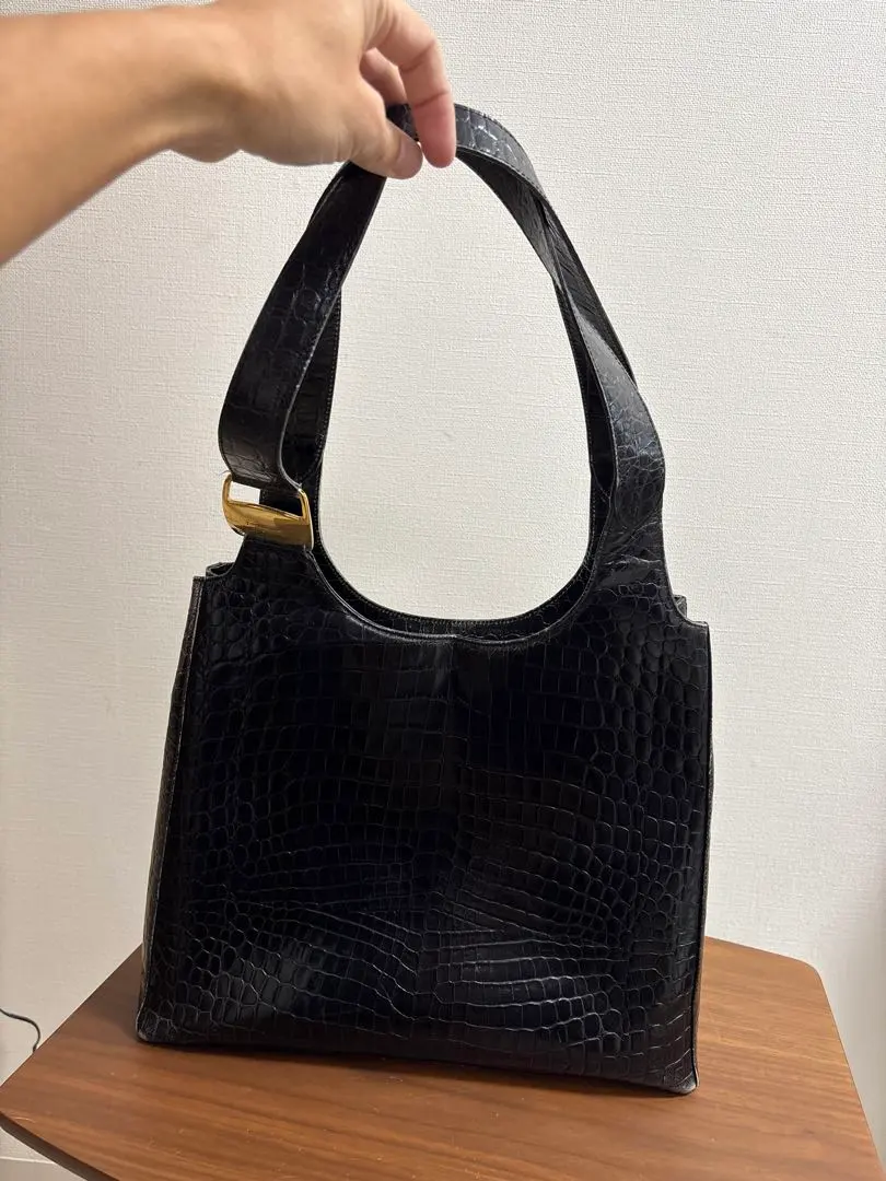 菲拉格慕 手提包 手提包 鱷魚紋 復古 的縮圖