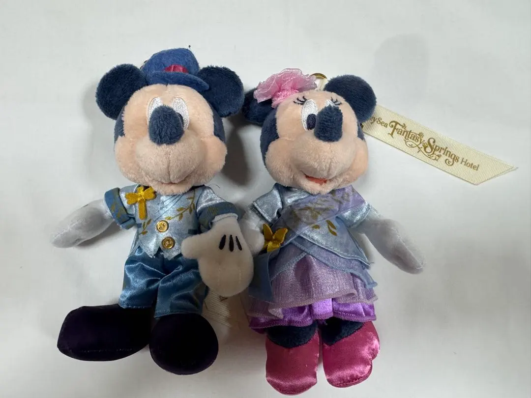 ファンタジースプリングス　ぬいぐるみバッジ　ミッキー　ミニー　おまけ付
