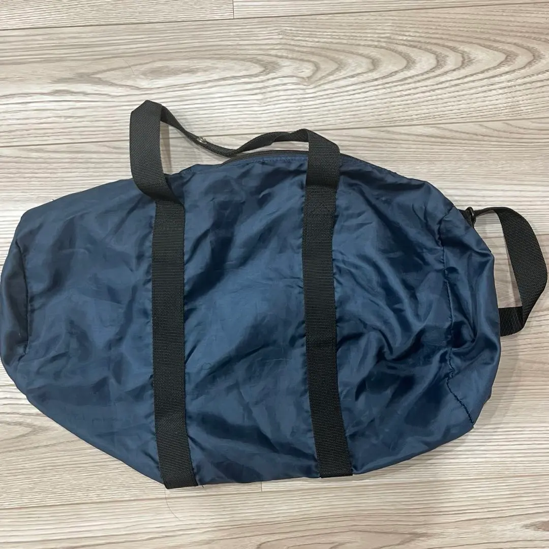 Thumbnail of Navy duffel bag, large capacity, with shoulder strap