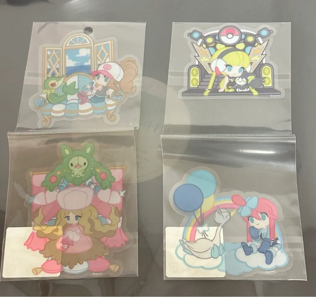 ポケモンセンター　シロナ　カトレア 缶バッジセット　Sazanami Town ポケモンセンター Trainers Collection TC～Sazanami Town～ の