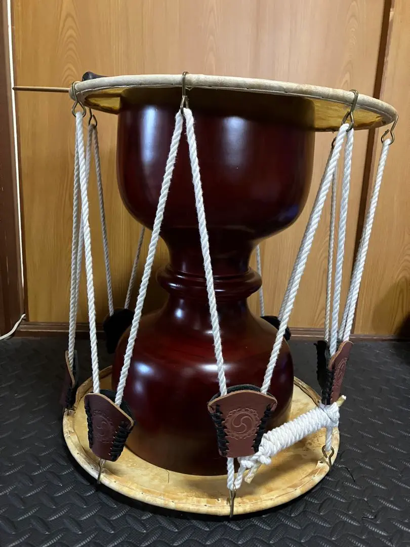 韓国太鼓 チャング チャンゴ 打楽器 直径約40cm バチ付き　ケース無 韓国太鼓 チャンゴ 入荷しました