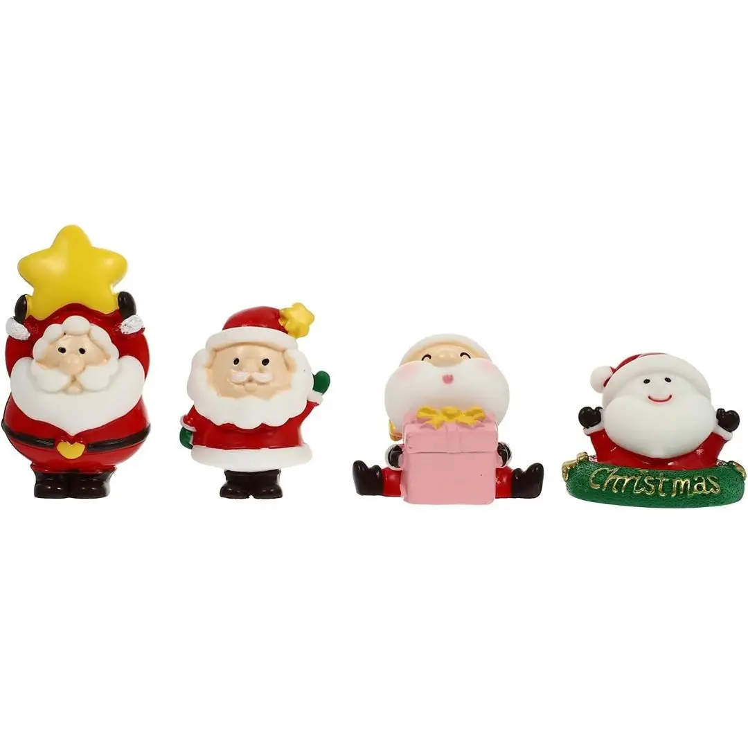 Thumbnail of ♡ Final Price Reduction ♡ Christmas Miniature Figurines Mini Ornaments Set of 4