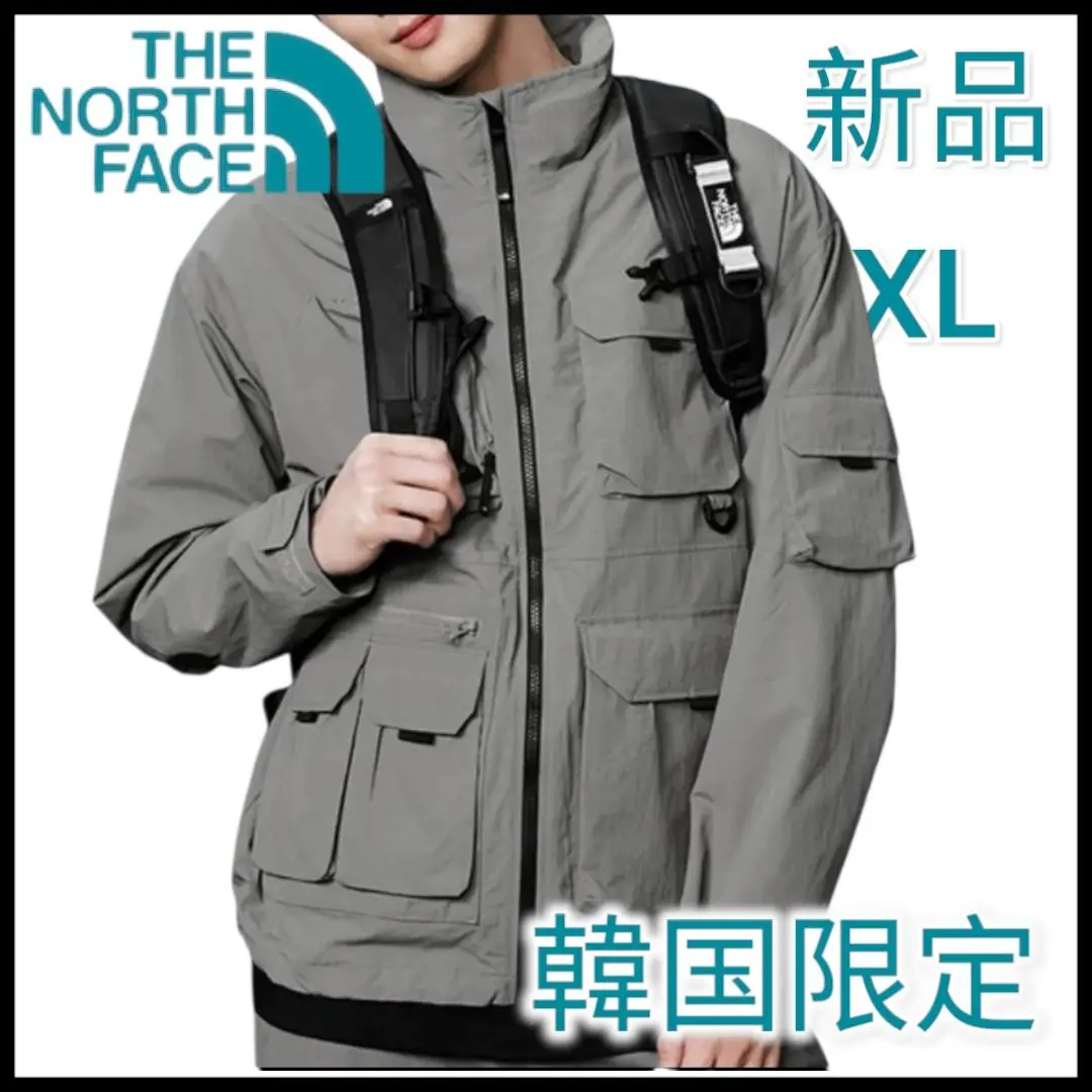 Thumbnail of 【New】Korean North Face Mountain Jacket XL Cool Gray