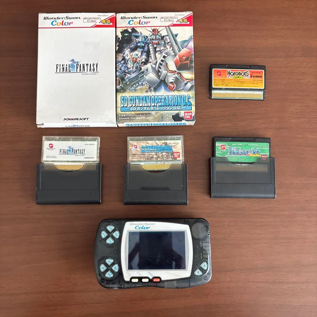 WonderSwan Color 遊戲軟體 4 件組 的縮圖