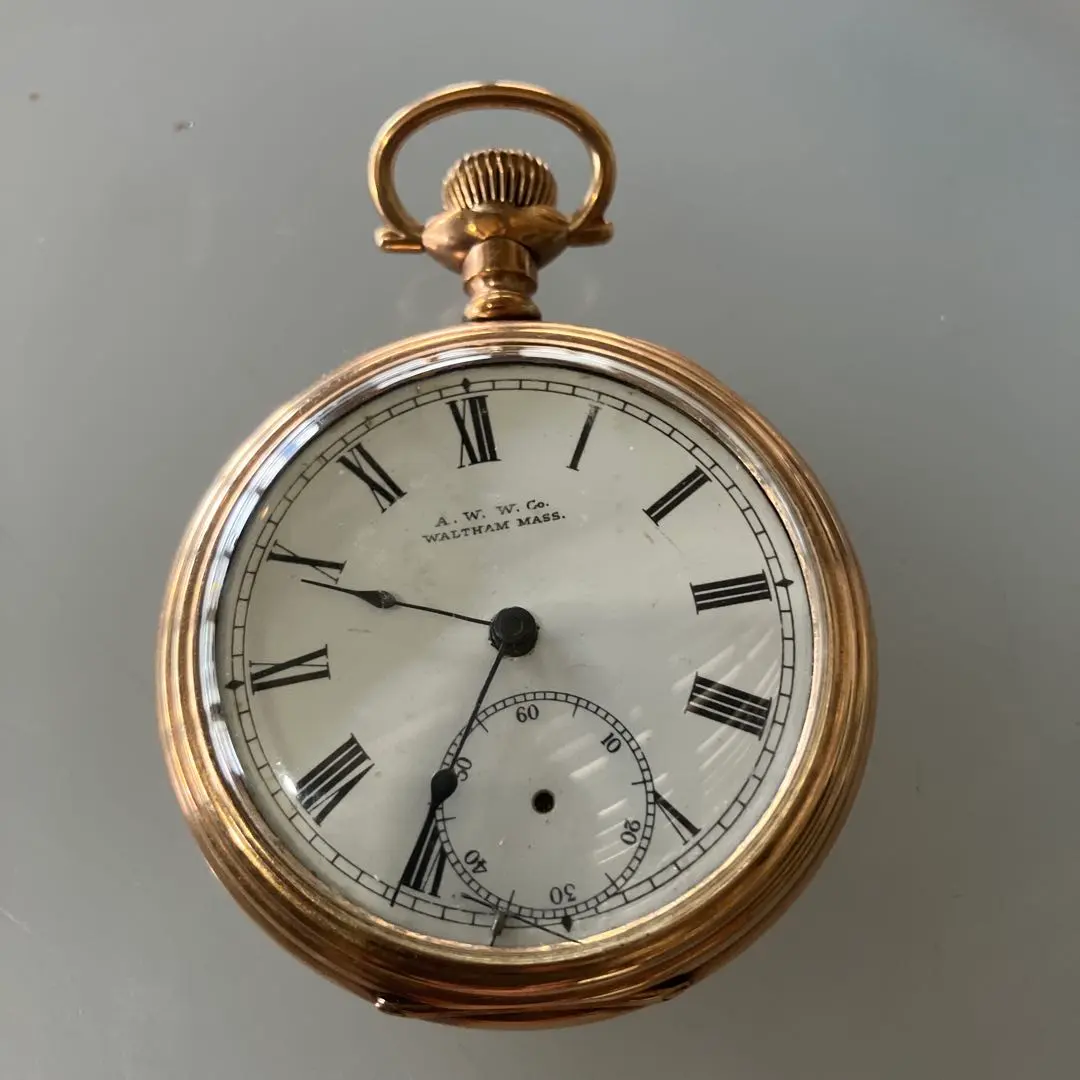 A.W.W. Co. 懐中時計 Waltham, Mass.ジャンク 2025年最新】A.W.CO ウォルサムの人気アイテム - メルカリ
