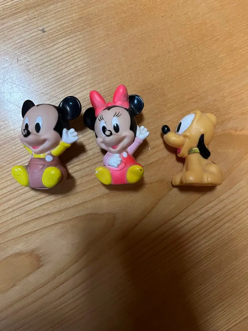 Thumbnail of Mickey, Minnie, Pluto - Disney Sofubi figures, finger puppets, vintage
