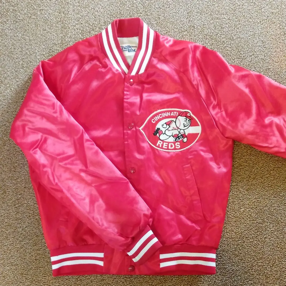 90s CAMPRI シンシナティレッズ ナイロンスタジャン 90s CAMPRI シンシナティレッズ ナイロンスタジャン 90s CAMPRI