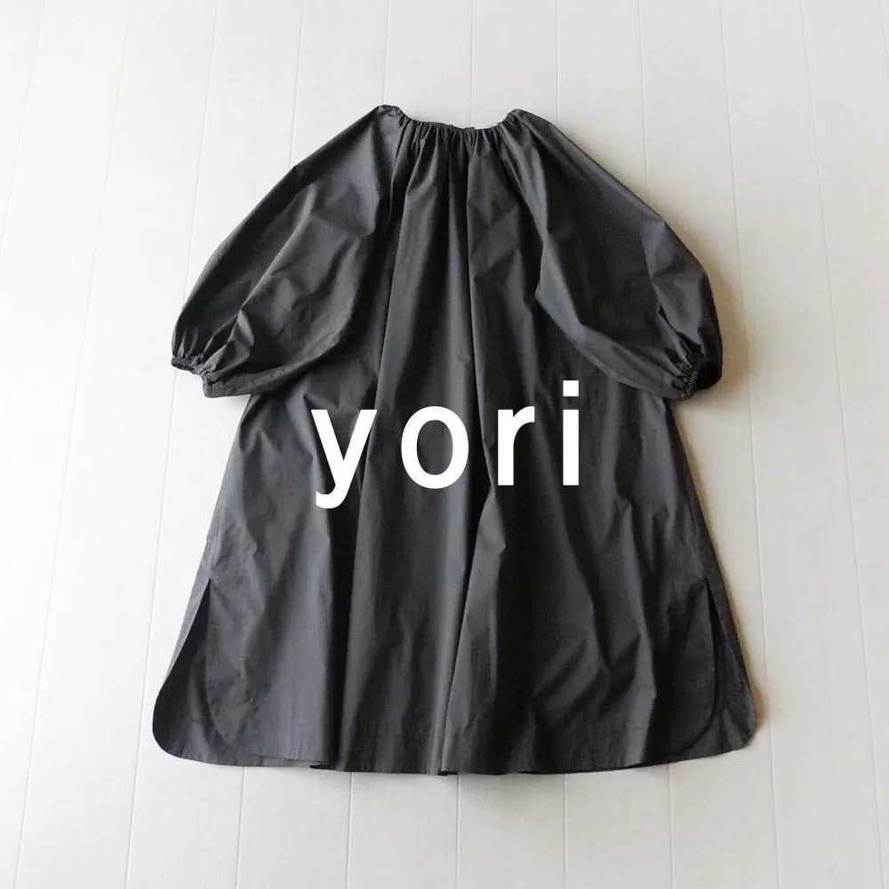 美品 Yori 2.6萬 背部蝴蝶結抓褶洋裝 長洋裝 yori 的縮圖
