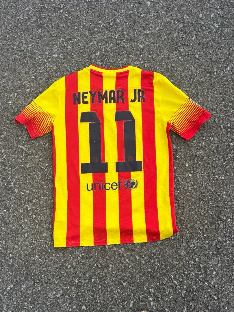 Thumbnail of Rare Nike FC Barcelona Neymar 13-14 Short Length Y2K Embroidered