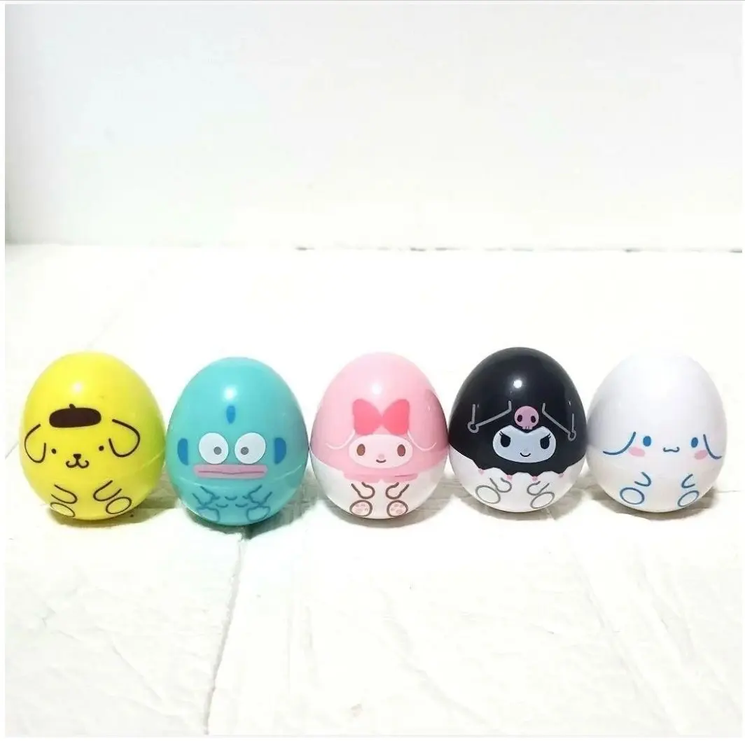 三麗鷗角色 不倒翁迷你吉祥物 5個一組 全新未使用 的縮圖