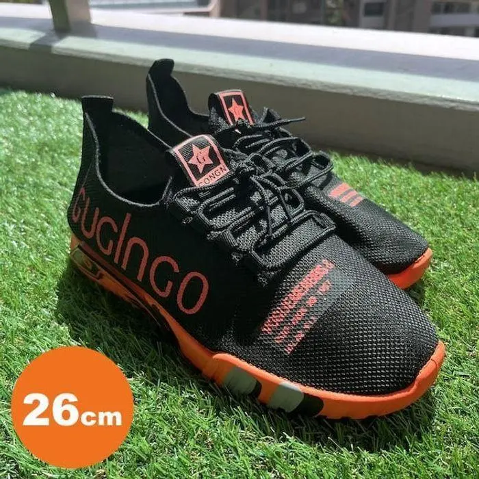 Thumbnail of Men's sneakers, thick-soled sneakers, mesh sneakers, breathable