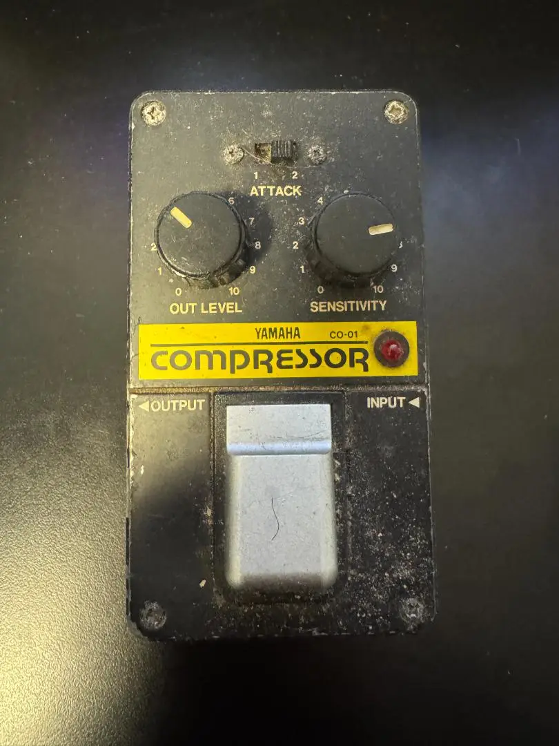 Yamaha CO-01 COMPRESSOR W/Box 1980s Vintage Guitar Pedal