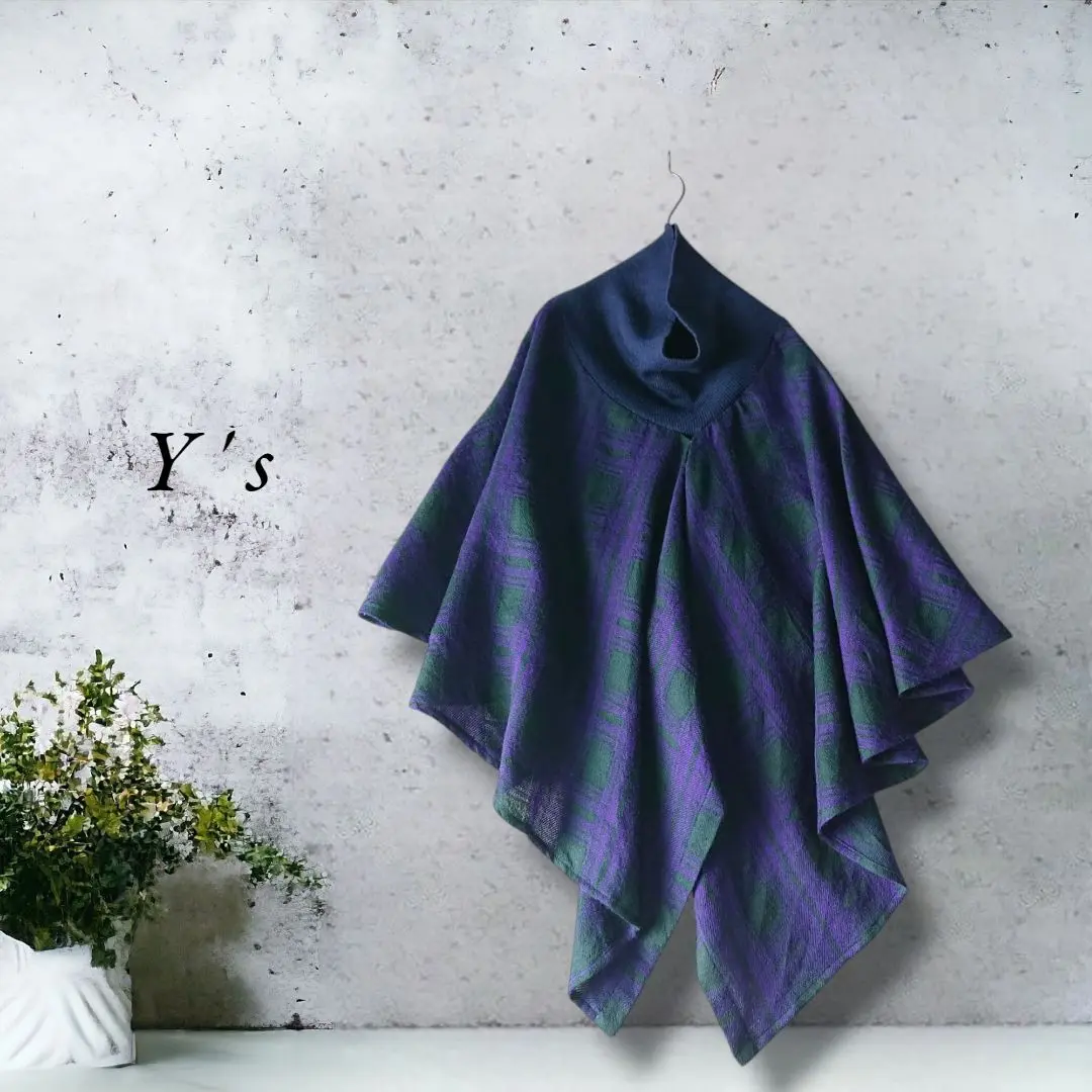 ワイズY's ヨウジヤマモト⭕️変形ポンチョ コート アウター 2025年最新】Yohji Yamamoto レディース ポンチョ・ケープコート