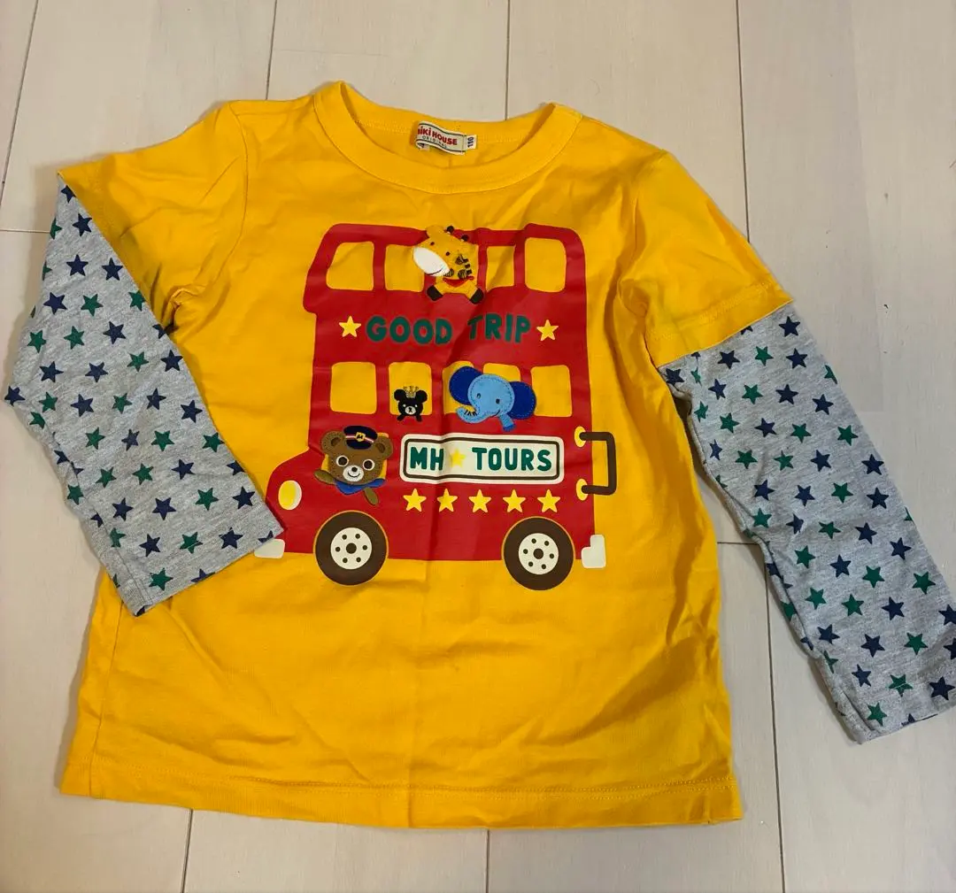 iki HOUSE 巴士設計 長袖上衣 110 的縮圖