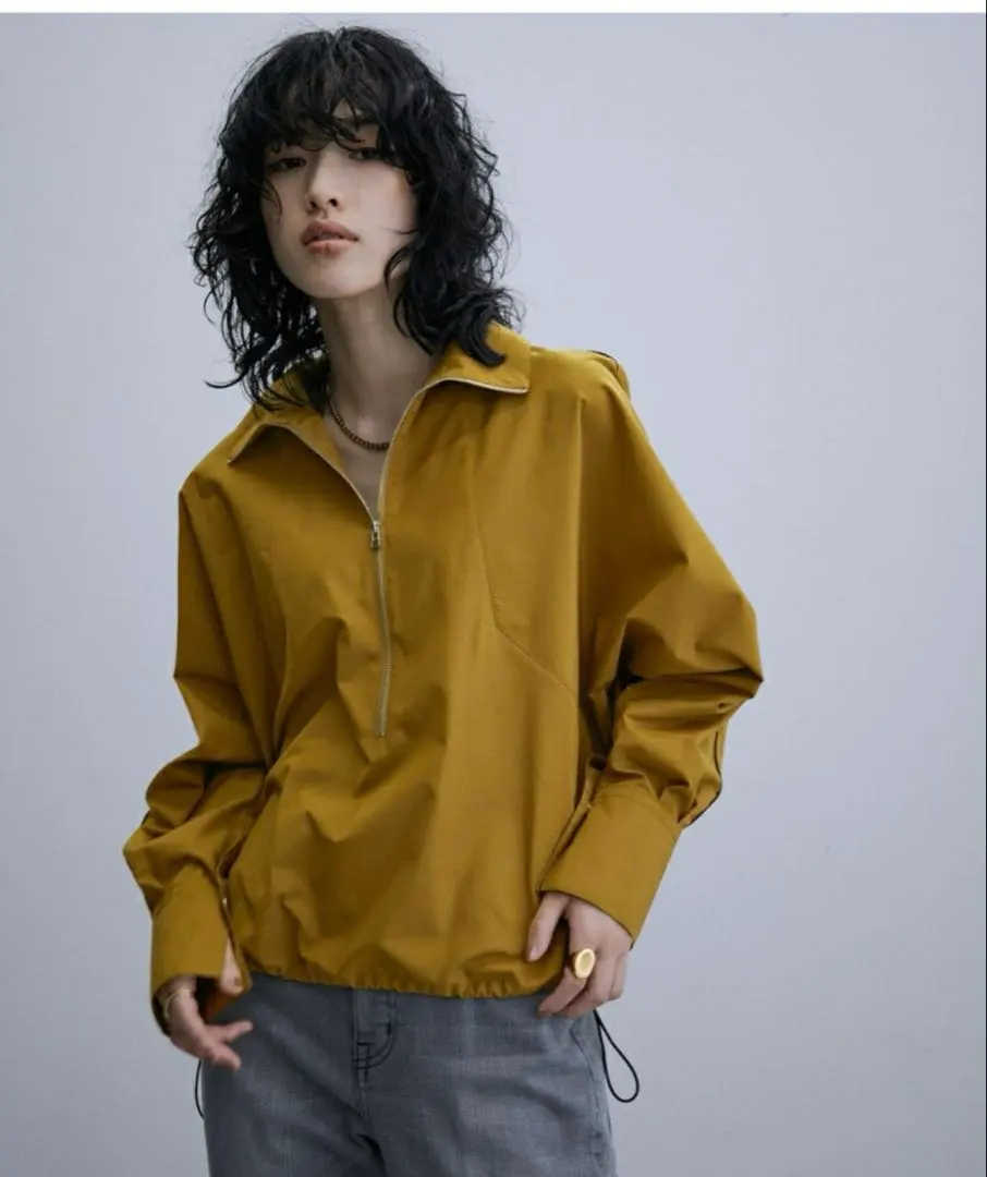 Thumbnail of ADAM ET ROPE' 【Sustainable】Nuance Neck Blouse