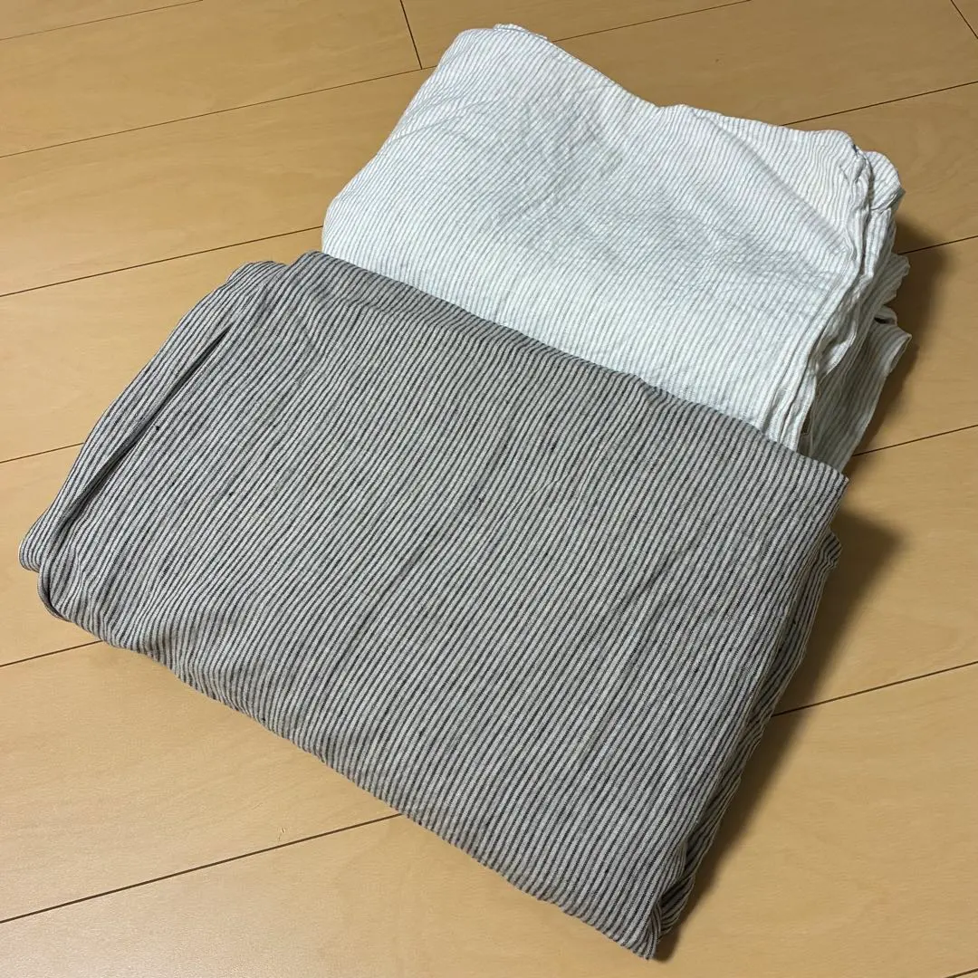 無印良品 / 單人 床笠組 2 件組 條紋 MUJI 的縮圖