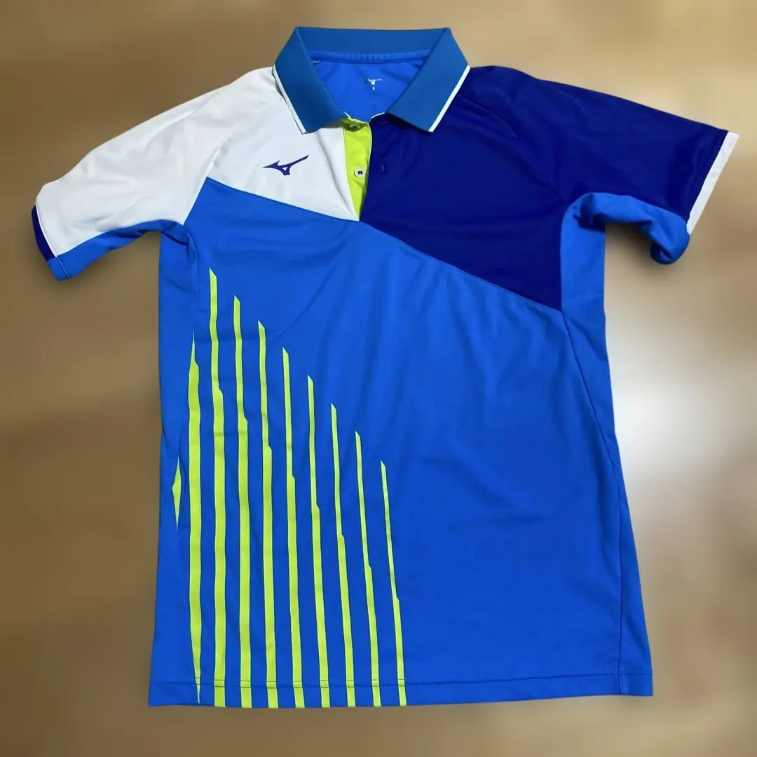 美津濃 運動 polo衫 藍/白/綠/紫 的縮圖