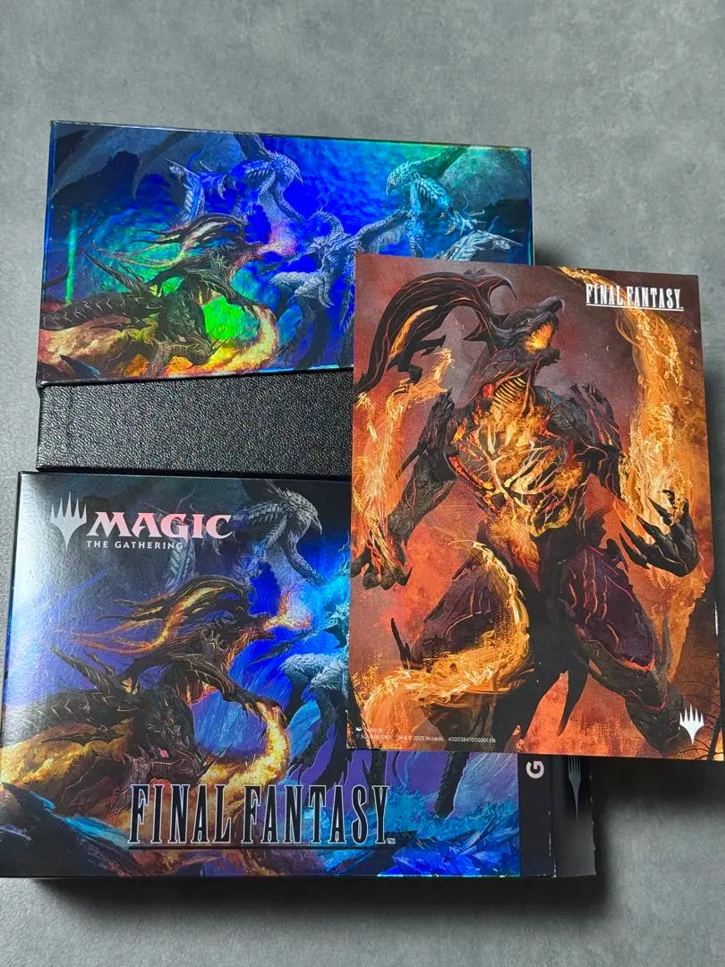 【美品】FINAL FANTASY MTG禮品組合 已開封 英文收藏卡無 的縮圖