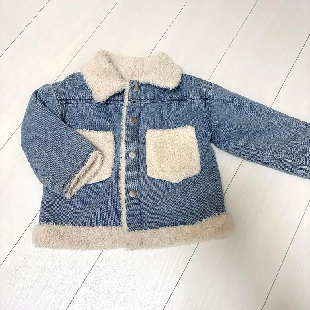 裏毛牛仔外套 100cm 的縮圖