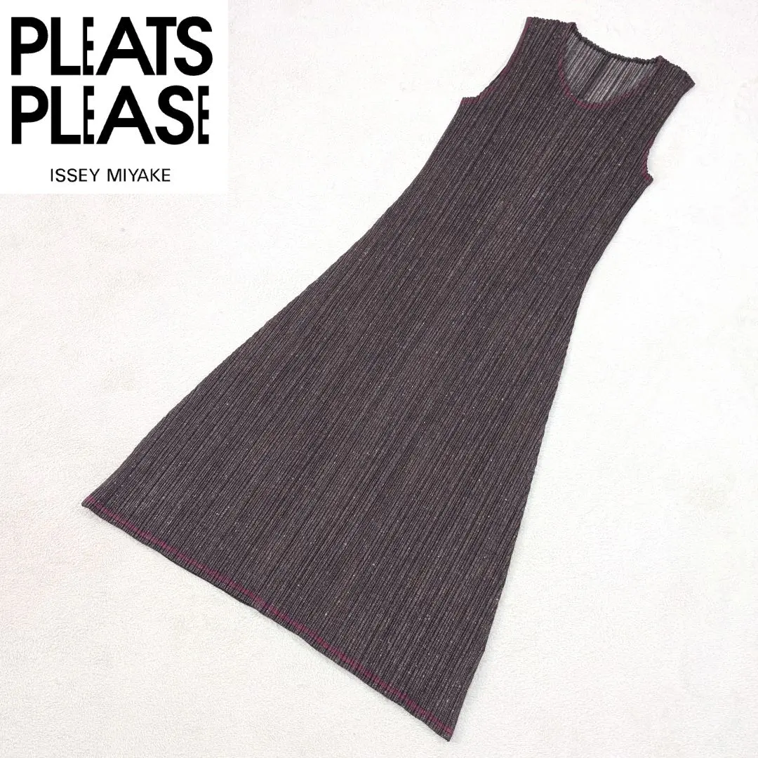 Thumbnail of Pleats Please Issey Miyake, Large Size, Pleated Long Dress