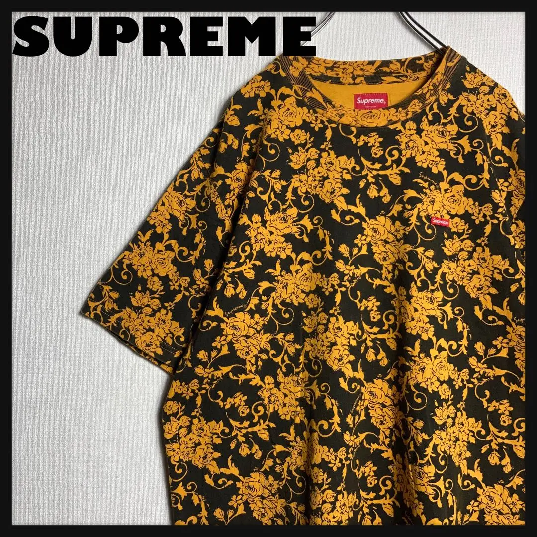【極美品】Supreme Small Box Tee Black Floral Buy Supreme Small Box Tee 'Black Floral' - SS20KN89 BLACK