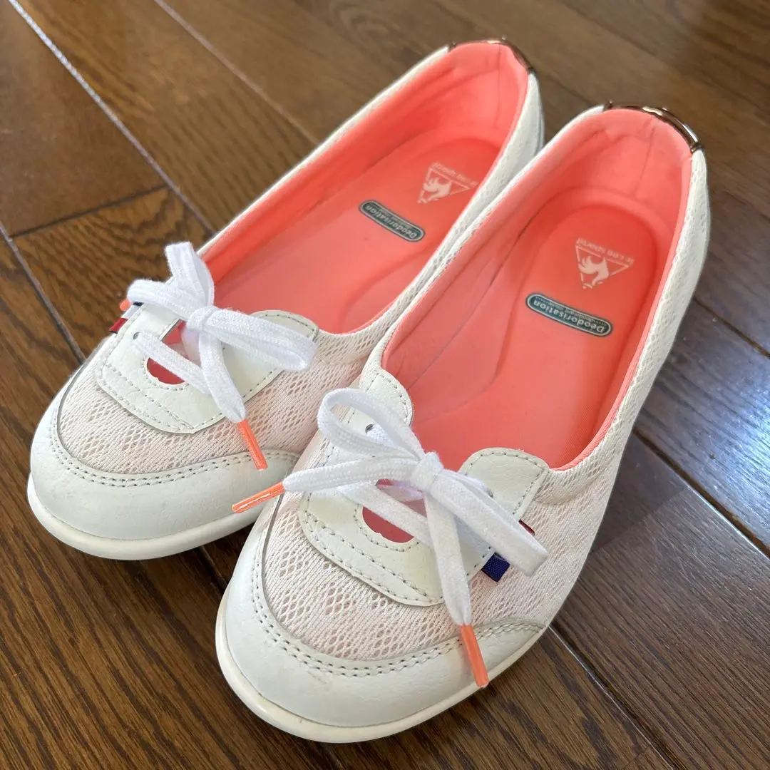 極美品✨ルコックスポルティフ　モンペリエ　バレエシューズ　パンプス 黒 24cm ルコックスポルティフ le coq sportif LCS モンペリエ パンプス