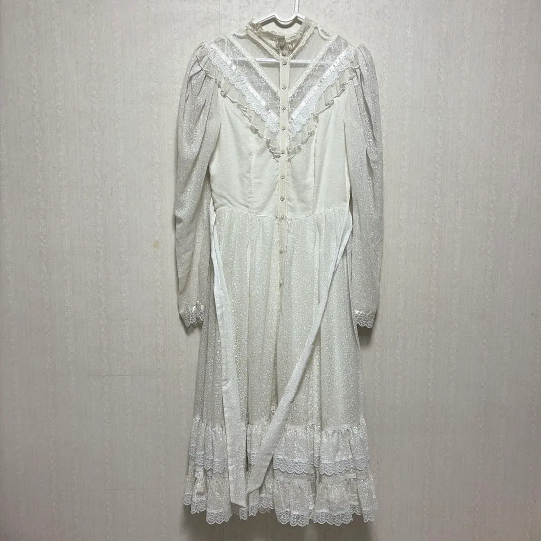 GUNNE SAX 古董蕾絲長洋裝 的縮圖