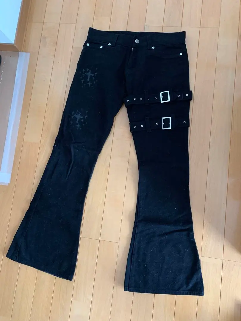 ヒデロック HIDEROCK DESIGN カスタムダメージデニムパンツ y2k ヒデロック HIDEROCK DESIGN カスタムダメージデニムパンツ y2k