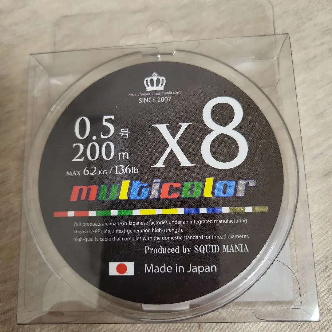 スクイッドマニア　8本編み0.5 0.4 新品 Amazon.co.jp: スクイッドマニア（SquidMania） PEライン X8-PE