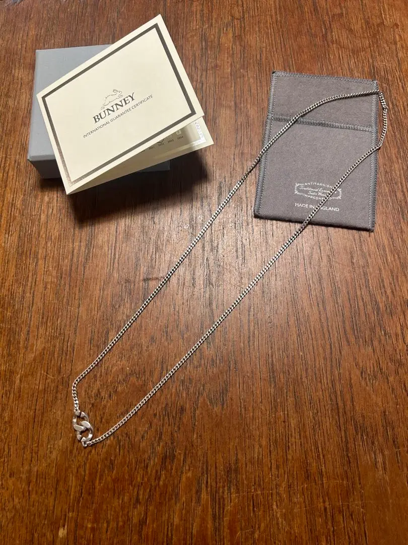 BUNNEY Chain with Curb Clasp S 925 シルバー Chain with Curb Clasp S - Bunney